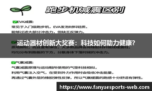 运动器材创新大奖赛：科技如何助力健康？